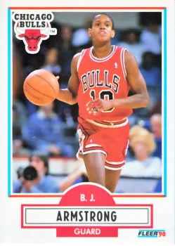 1990-91 Fleer B.J. Armstrong #22 card image
