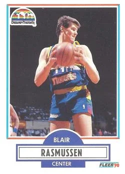 1990-91 Fleer Blair Rasmussen #52 card image