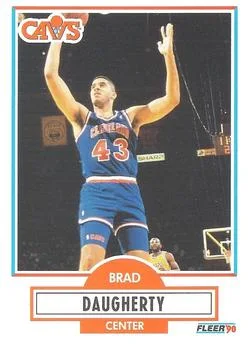1990-91 Fleer Brad Daugherty #31 card image