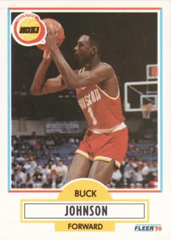 1990-91 Fleer Buck Johnson #71 card image
