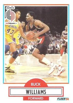 1990-91 Fleer Buck Williams #160 card image