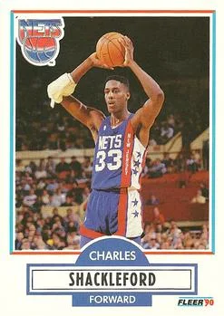 1990-91 Fleer Charles Shackleford #122 card image