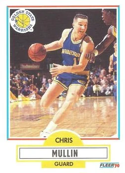 1990-91 Fleer Chris Mullin #66 card image