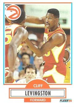1990-91 Fleer Cliff Levingston #2 card image