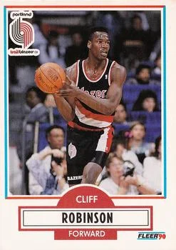 1990-91 Fleer Cliff Robinson #159 card image