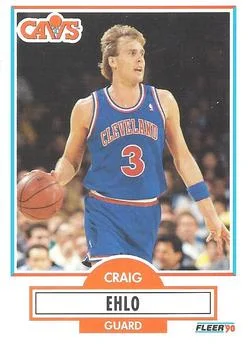 1990-91 Fleer Craig Ehlo #32 card image