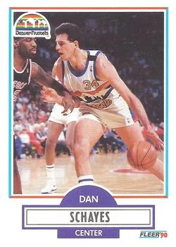 1990-91 Fleer Dan Schayes #53 card image