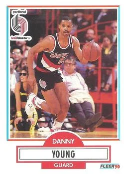 1990-91 Fleer Danny Young #161 card image