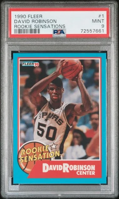 1990-91 Fleer David Robinson Sensations #1 card image