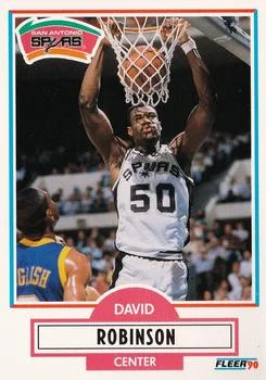 1990-91 Fleer David Robinson #172 card image