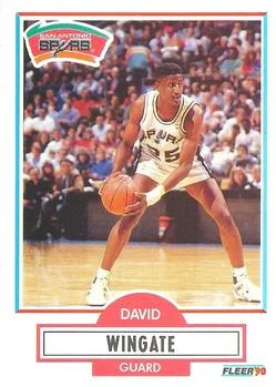 1990-91 Fleer David Wingate #174 card image