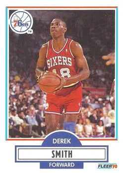 1990-91 Fleer Derek Smith #145 card image