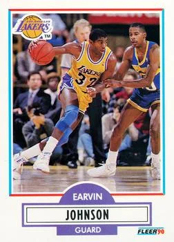 1990-91 Fleer Earvin Johnson #93 card image