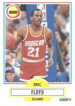 1990-91 Fleer Eric Floyd #70 card image