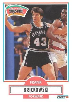 1990-91 Fleer Frank Brickowski #169 card image