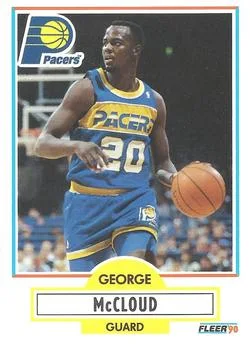 1990-91 Fleer George McCloud #77 card image