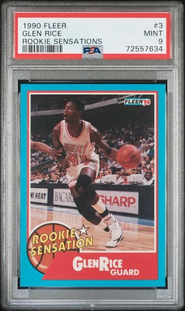 1990-91 Fleer Glen Rice Sensations #3 card image