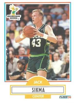 1990-91 Fleer Jack Sikma #110 card image