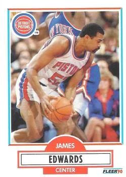 1990-91 Fleer James Edwards #56 card image
