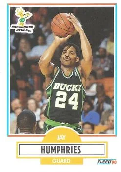 1990-91 Fleer Jay Humphries #105 card image