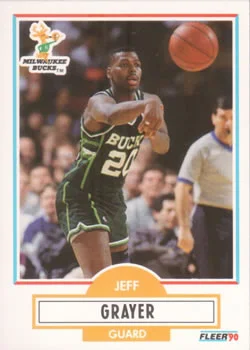 1990-91 Fleer Jeff Grayer #104 card image