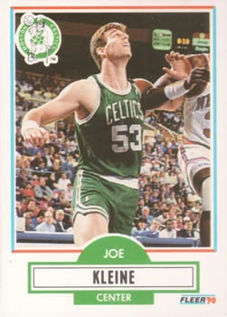 1990-91 Fleer Joe Kleine #10 card image
