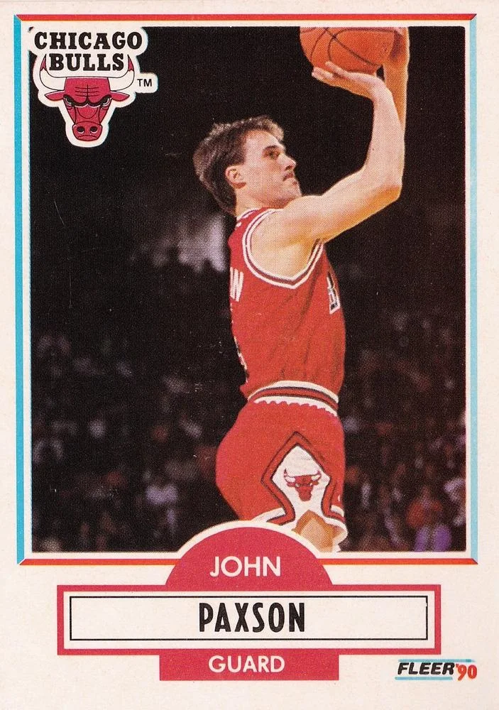 1990-91 Fleer John Paxson #28 card image