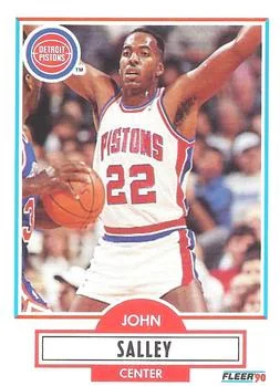 1990-91 Fleer John Salley #60 card image