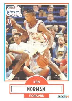 1990-91 Fleer Ken Norman #88 card image