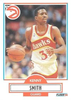 1990-91 Fleer Kenny Smith #4 card image