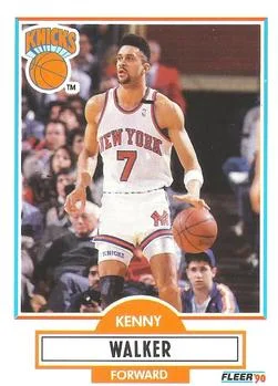 1990-91 Fleer Kenny Walker #130 card image