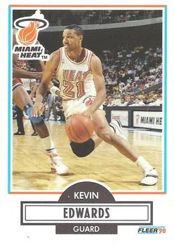 1990-91 Fleer Kevin Edwards #99 card image