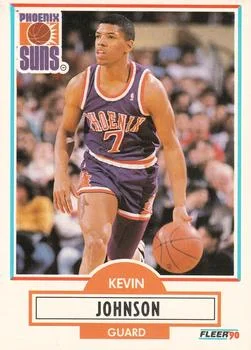 1990-91 Fleer Kevin Johnson #149 card image