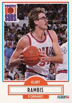 1990-91 Fleer Kurt Rambis #152 card image