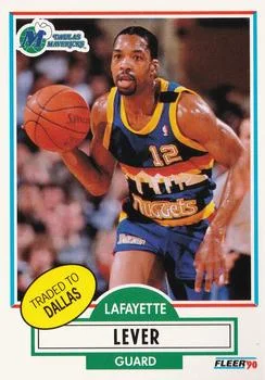 1990-91 Fleer Lafayette Lever TR #50 card image