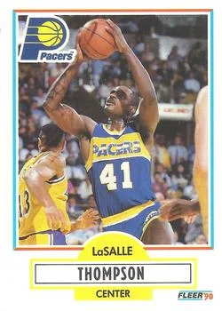 1990-91 Fleer LaSalle Thompson #83 card image