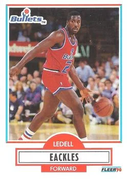 1990-91 Fleer Ledell Eackles #191 card image