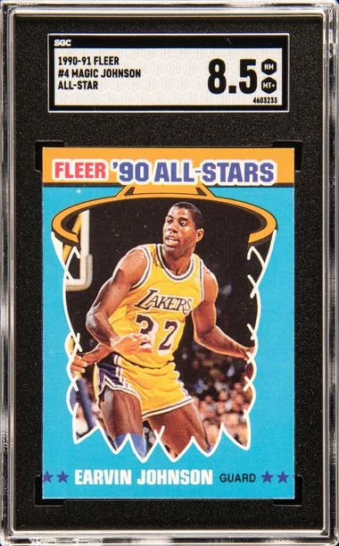 1990-91 Fleer Magic Johnson All-Stars #4 card image