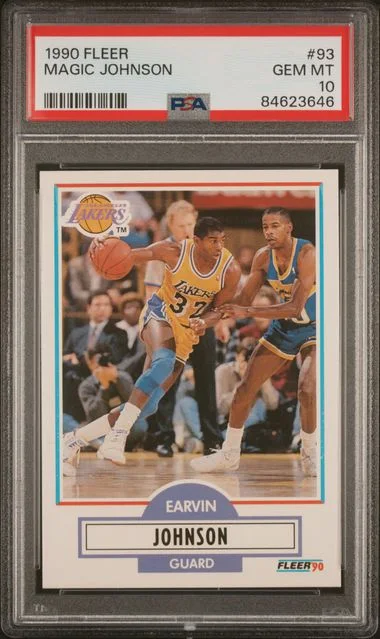 1990-91 Fleer Magic Johnson #93 card image