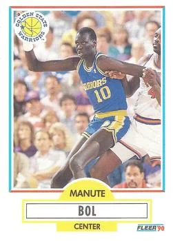 1990-91 Fleer Manute Bol #62 card image