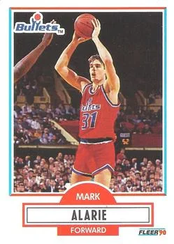 1990-91 Fleer Mark Alarie #190 card image