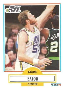 1990-91 Fleer Mark Eaton #184 card image