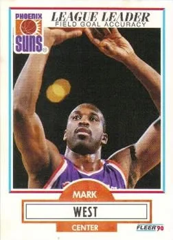 1990-91 Fleer Mark West LL #153 card image