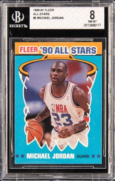 1990-91 Fleer Michael Jordan All-Stars #5 card image
