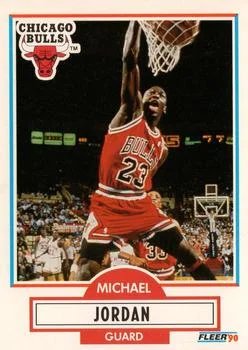 1990-91 Fleer Michael Jordan UER #26 card image