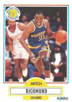 1990-91 Fleer Mitch Richmond #67 card image