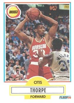 1990-91 Fleer Otis Thorpe #74 card image