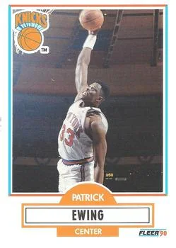 1990-91 Fleer Patrick Ewing #125 card image