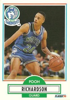 1990-91 Fleer Pooh Richardson #116 card image