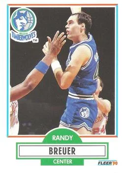 1990-91 Fleer Randy Breuer #111 card image